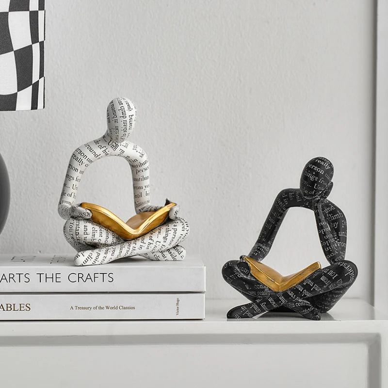 The Abstract Reader Sculpture