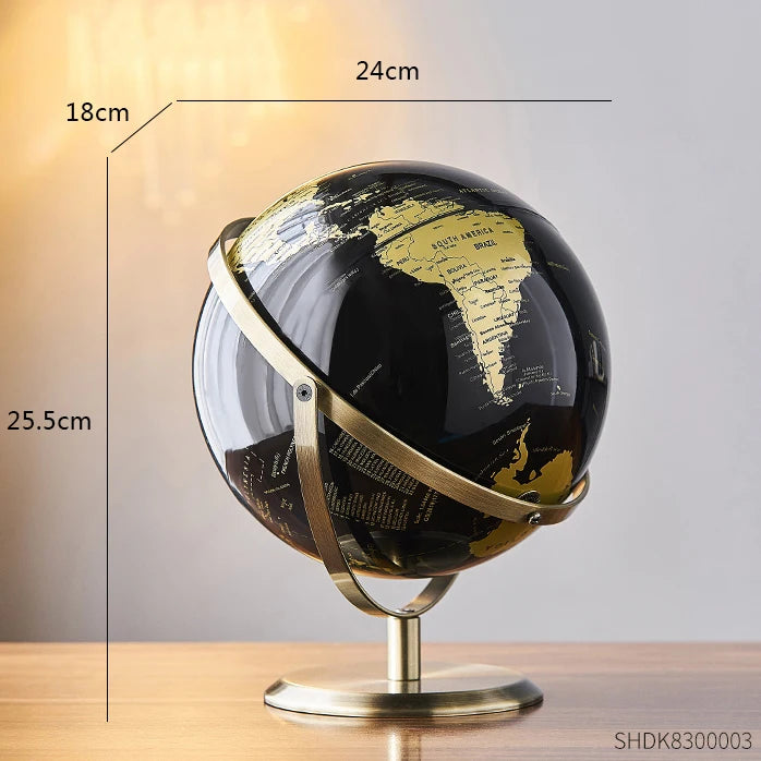 Retro & Modern Decorative World Globe for Home & Study - Ikorii