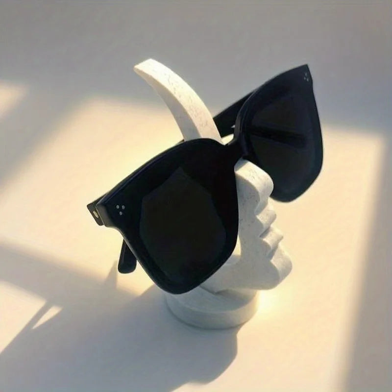 Creative Side Face Shaped Eyeglass Holder Stand