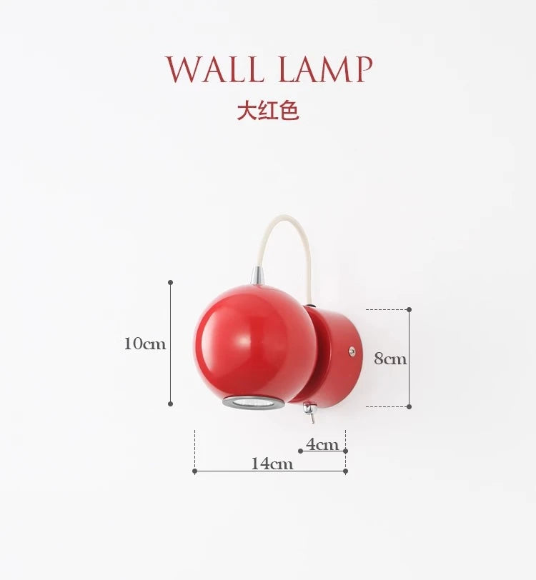 Minimalist Magnetic Bedside & Reading Wall Lamp