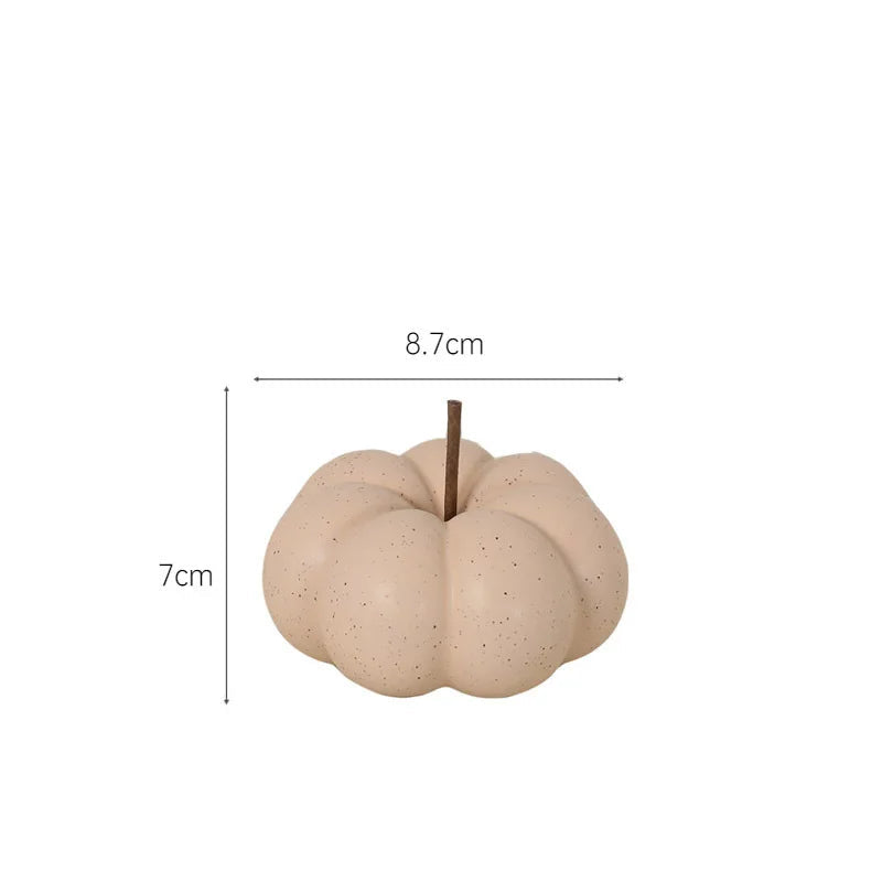 Mini Ceramic Pumpkin Figurines
