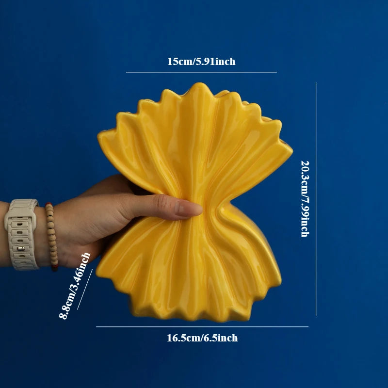 Nordic Creative Pasta & Pretzel Ceramic Vases