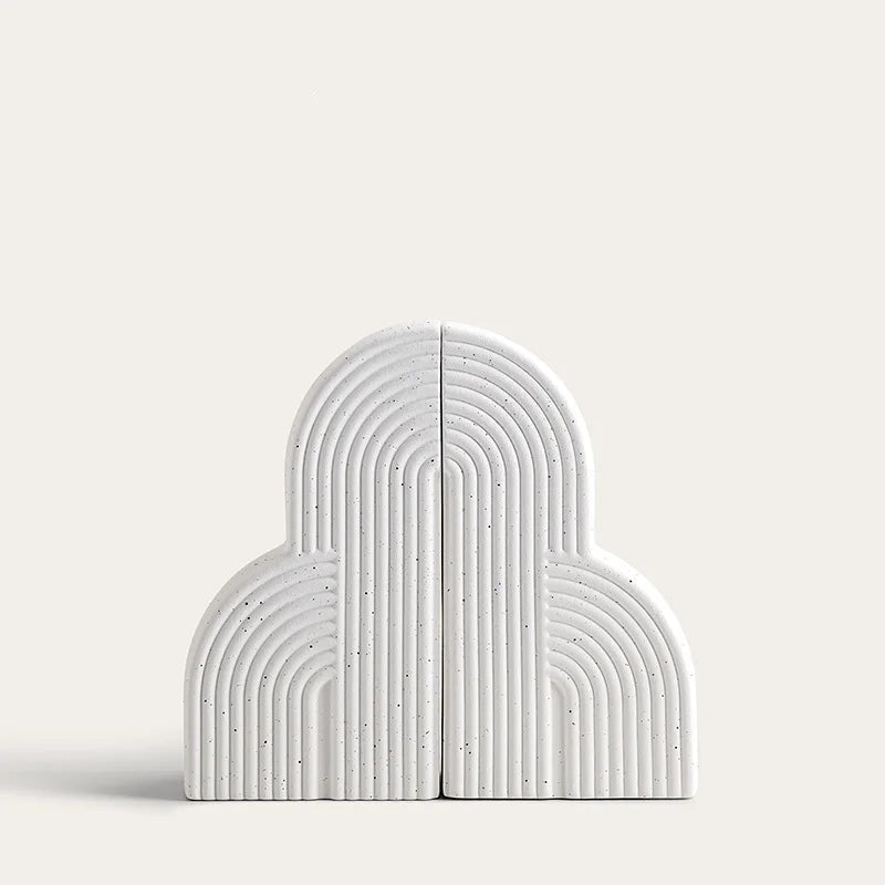 Modern Nordic Ceramic Bookend