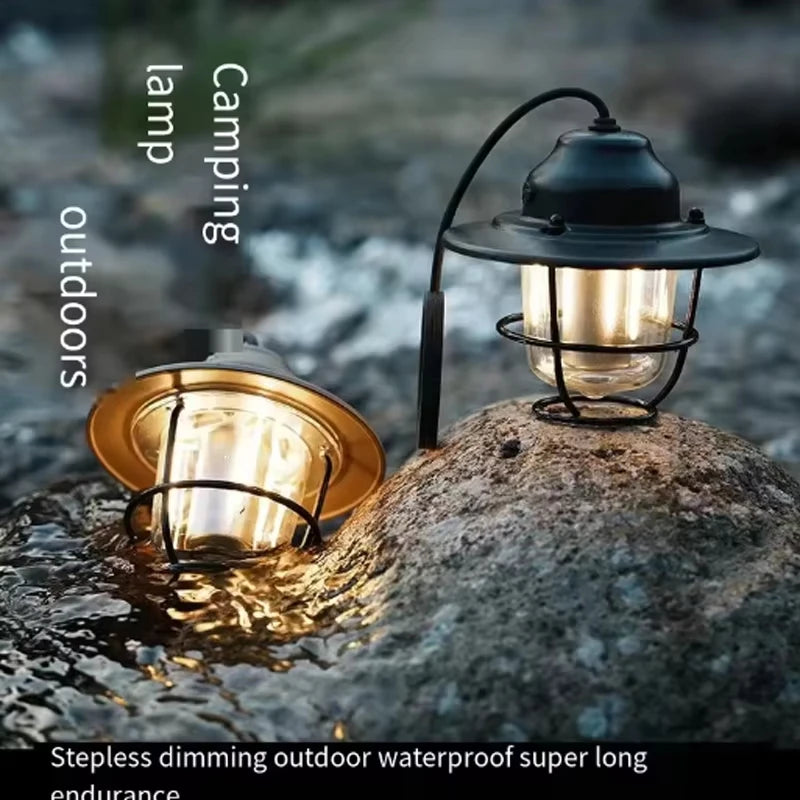 Rechargeable Vintage Camping Lantern