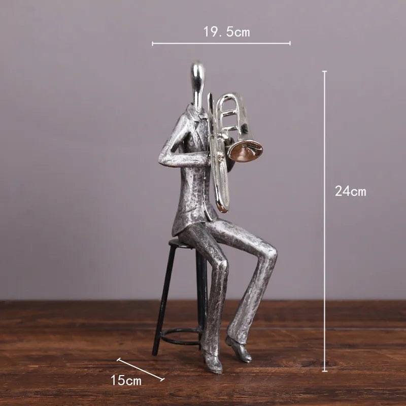 Jazz Band Home Decor Sculpture