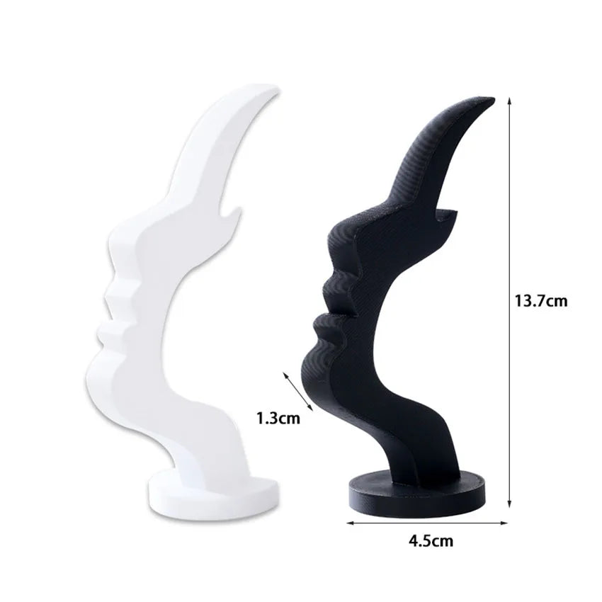 Creative Side Face Shaped Eyeglass Holder Stand