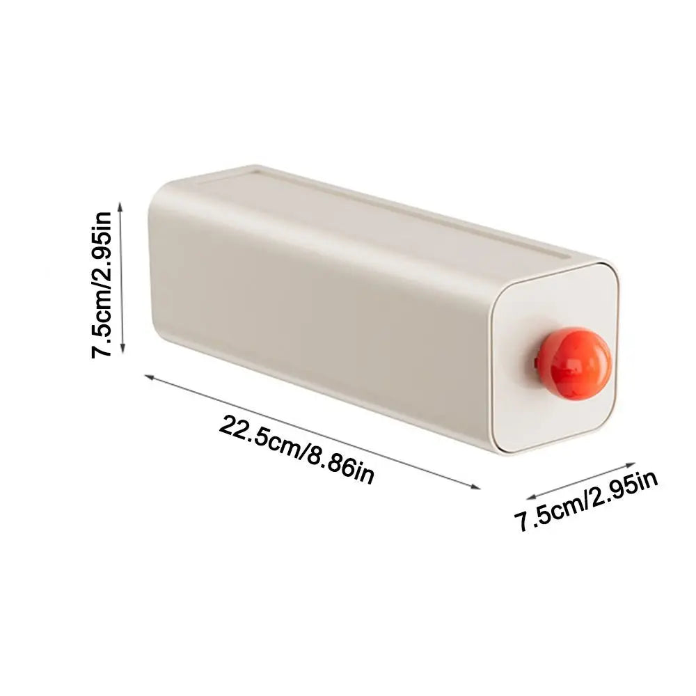 Wall-Mounted Push-Drawer Storage Box