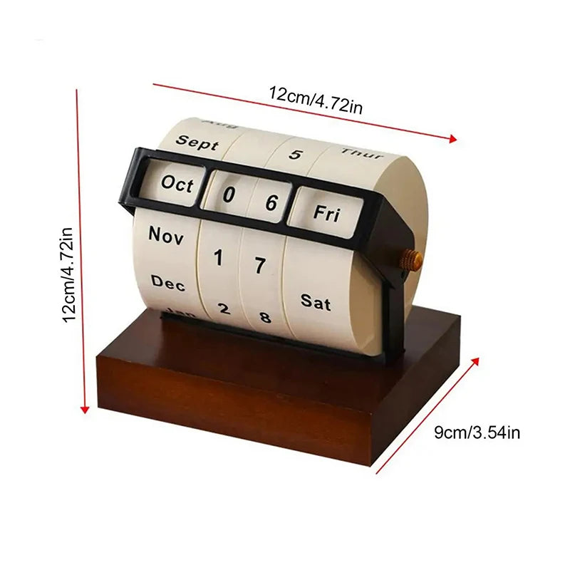 The Perpetual Wheeling Desk Calendar