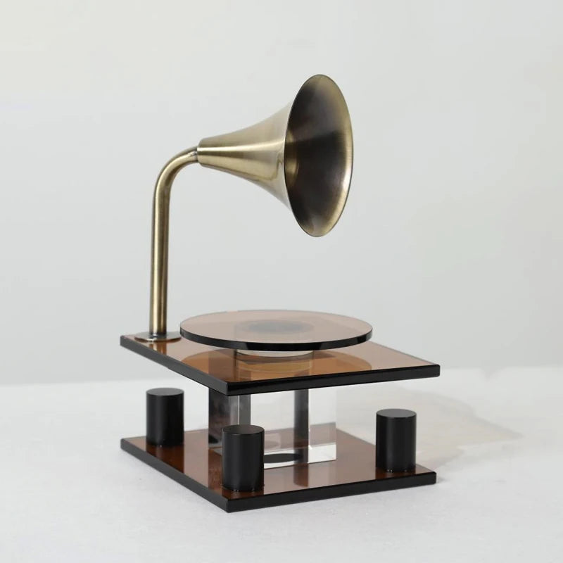 Decorative Jukebox Crystal Ornament Modern Desk Sculpture