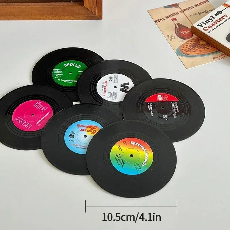 Vinyl Spin Coasters