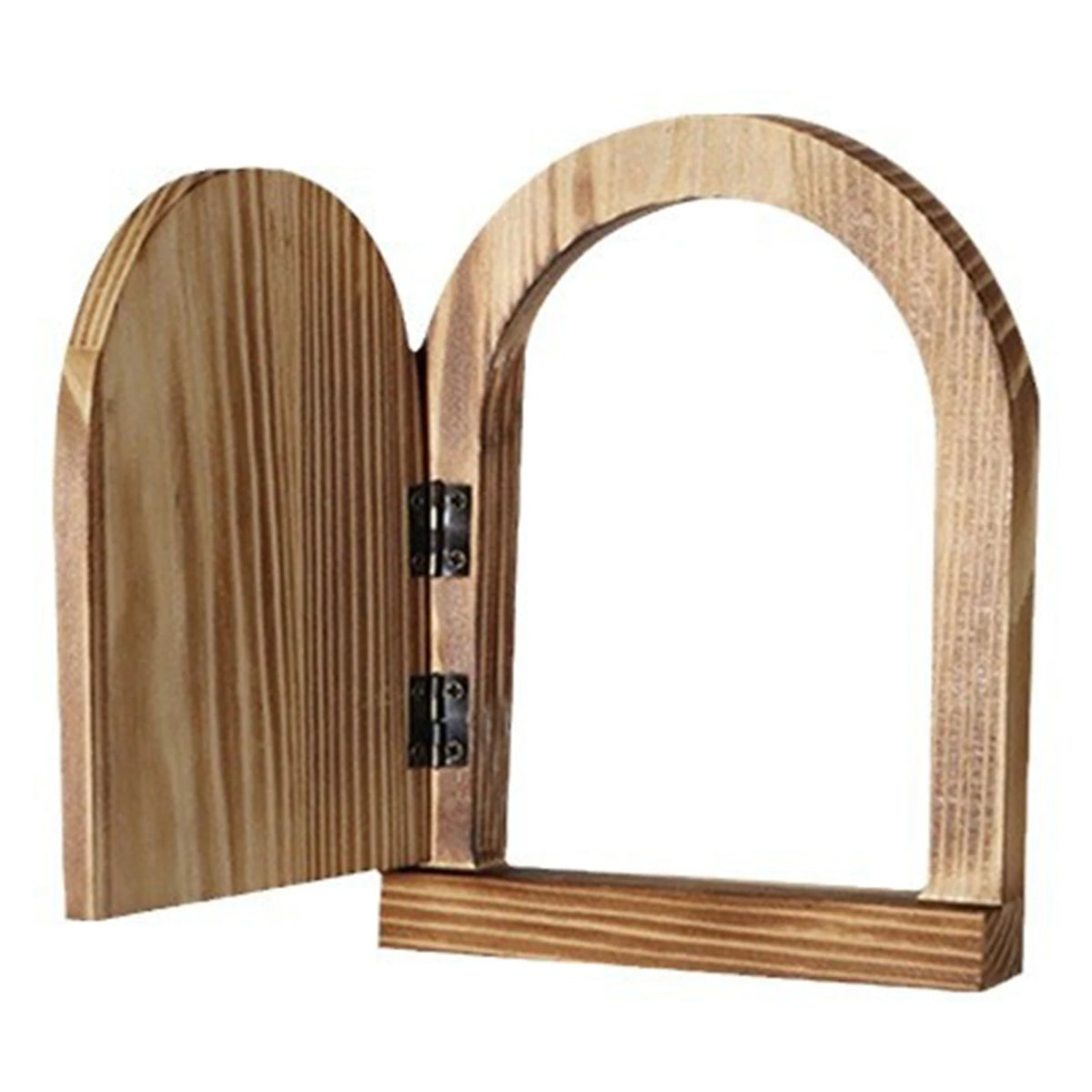 Wooden Fairy Door Wall Cover – Decorative Hinged Frame