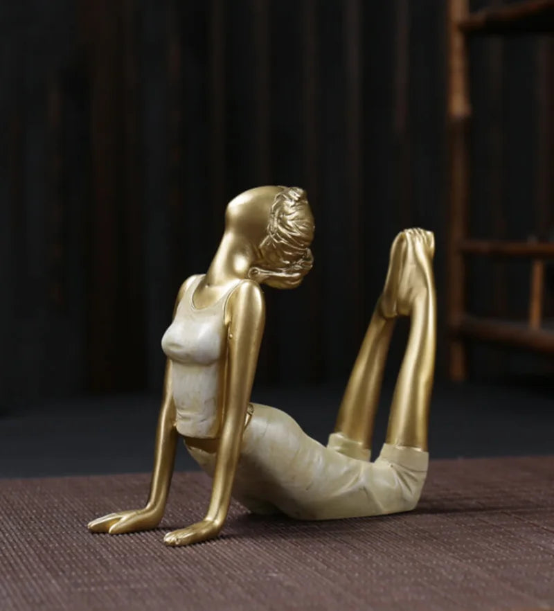 Artistic Yoga Pose Figurine Collection