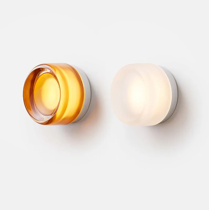 Modern Round 3-Color LED Wall Sconce