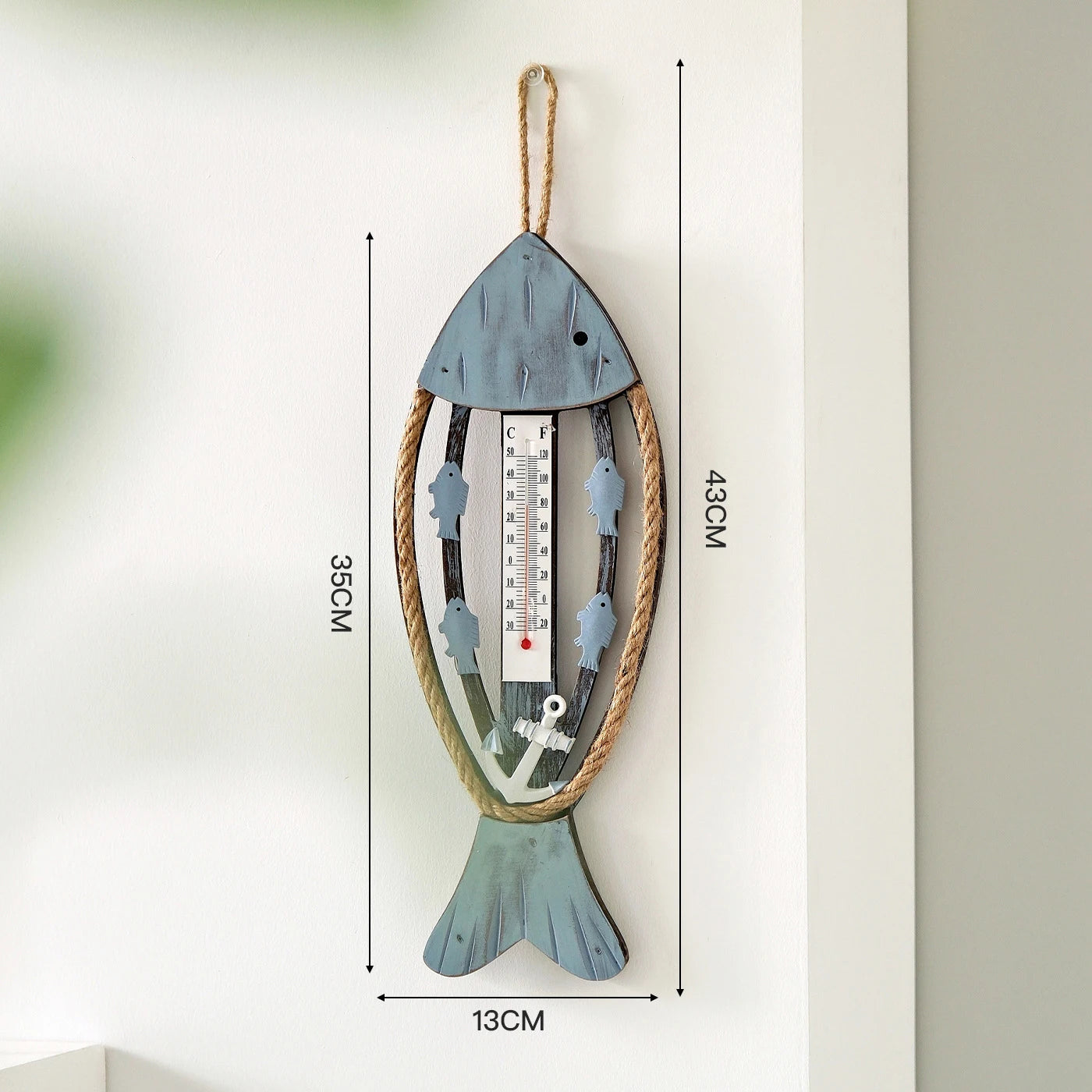 Wooden Fish Wall Decor