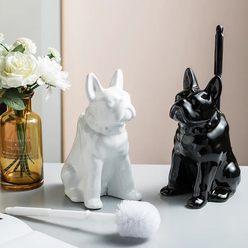 Luxury Dog-Shaped Toilet Brush