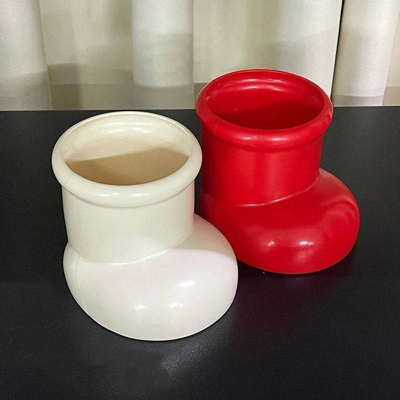 Red Boot Pen Holder & Desk Organizer