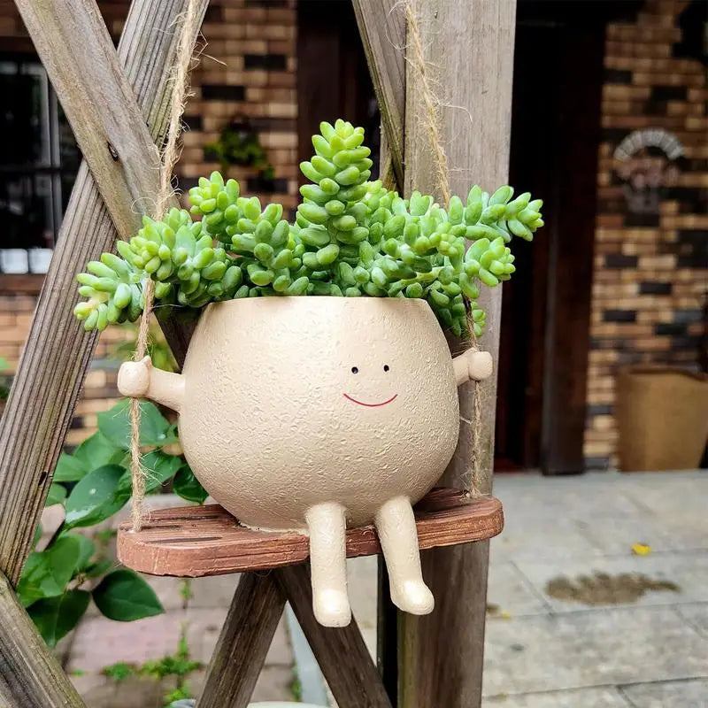 The Swinging Sprout Planter