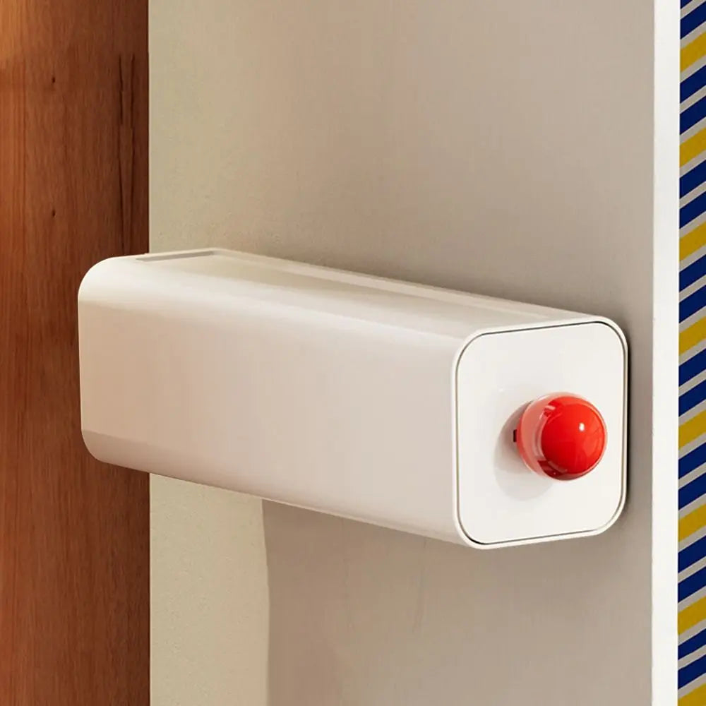 Wall-Mounted Push-Drawer Storage Box