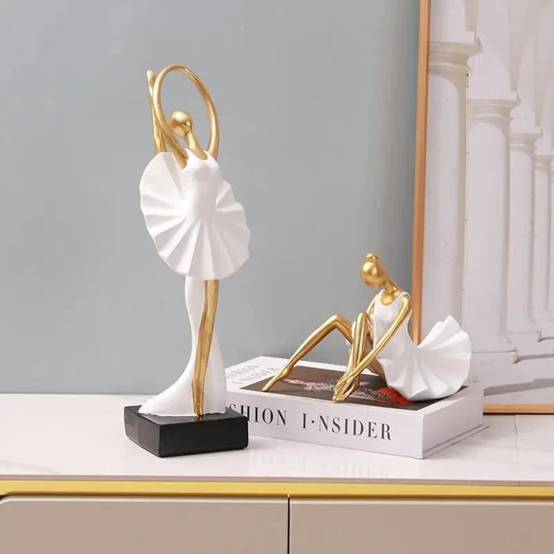 Nordic Style Ballet Dancer Sculpture