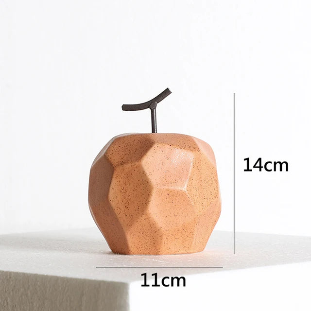 Modern Ceramic Fruit Sculptures