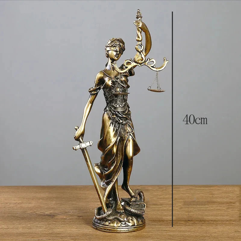 Justice Goddess Statue