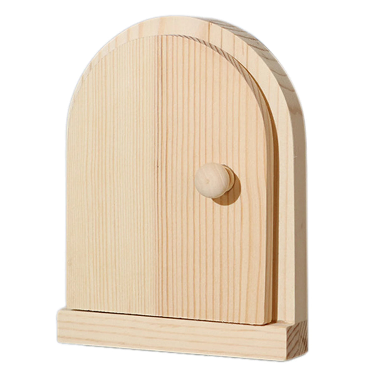 Wooden Fairy Door Wall Cover – Decorative Hinged Frame