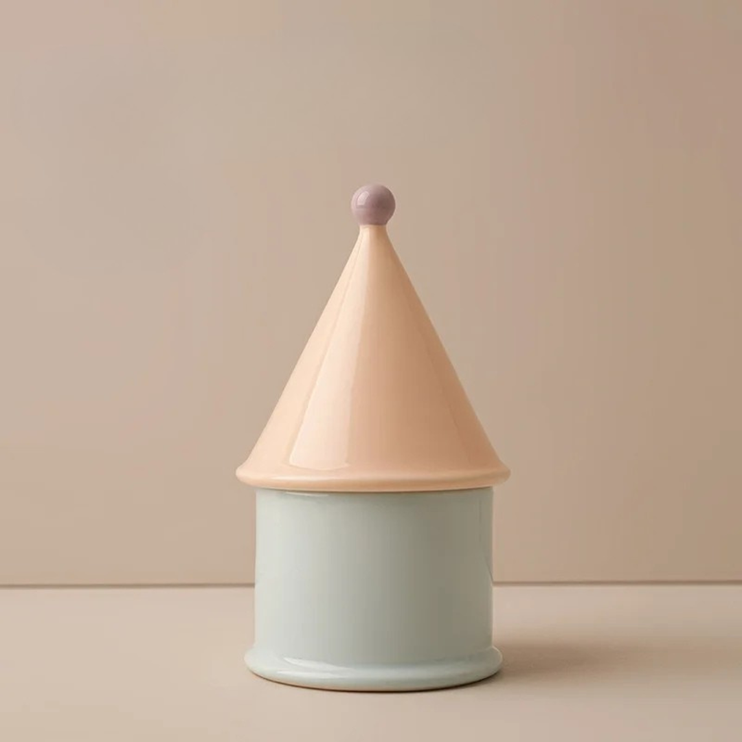 Dopamine Ceramic Dental floss tube & Accessory Holder