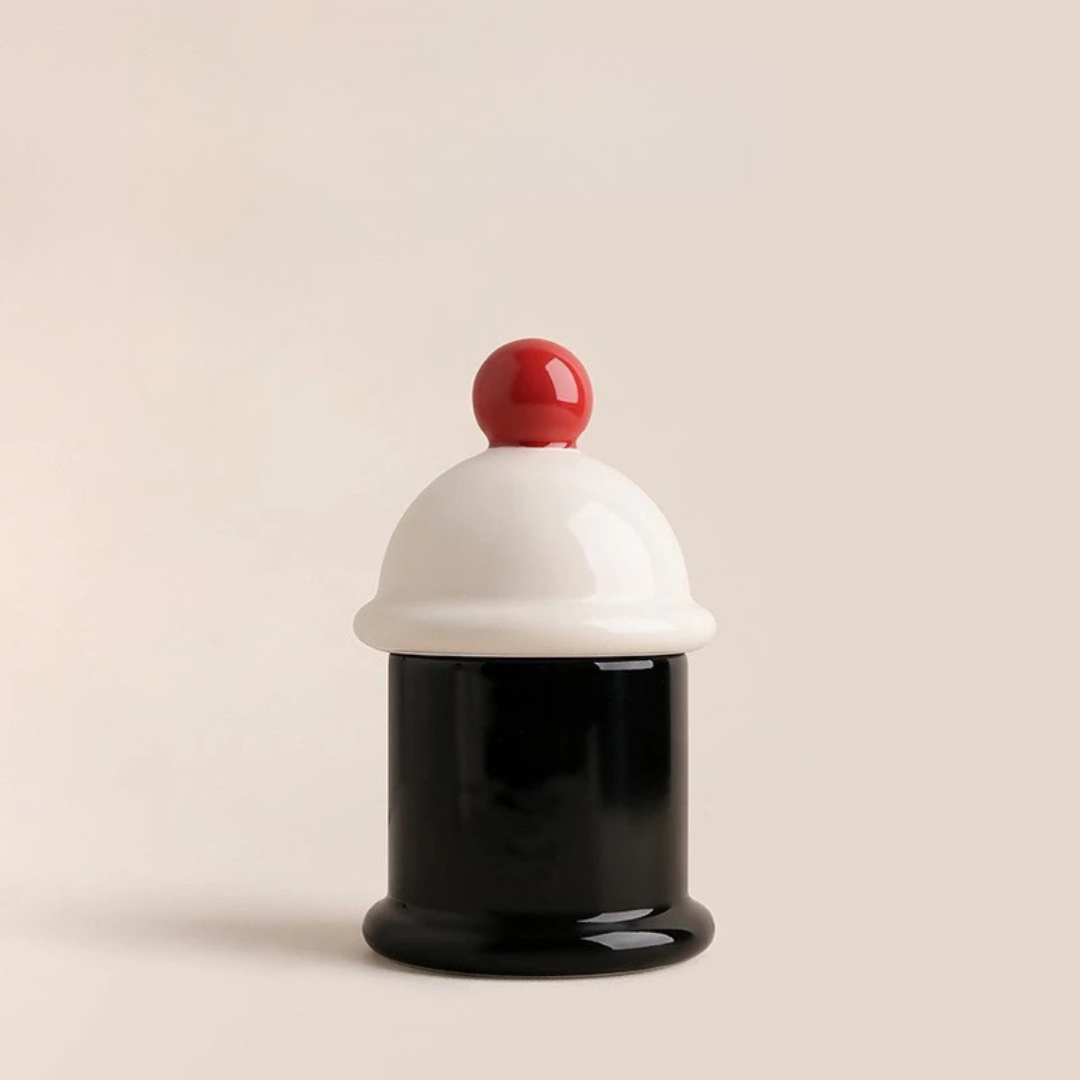 Dopamine Ceramic Dental floss tube & Accessory Holder