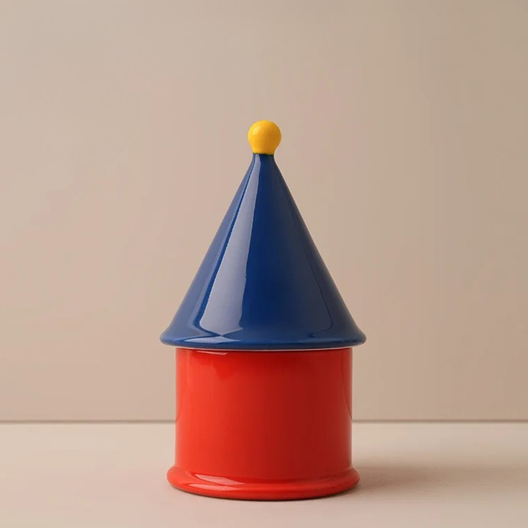 Dopamine Ceramic Dental floss tube & Accessory Holder