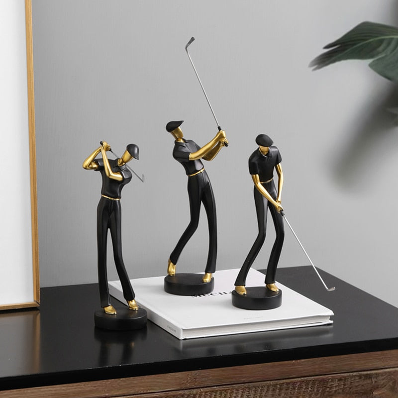 Golfer Decorative Figurine