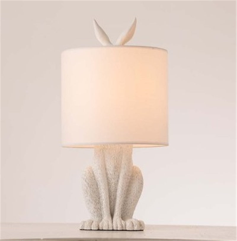 A Discreet Rabbit Table Lamp