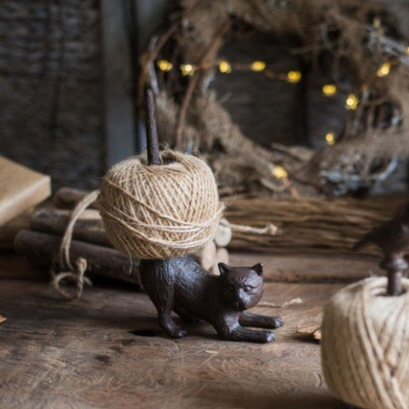 Iron Hemp Rope Rack Decoration