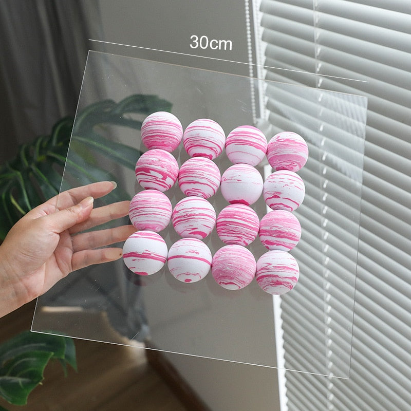 Modern 3D Sphere Decorative Wall & Desktop Art