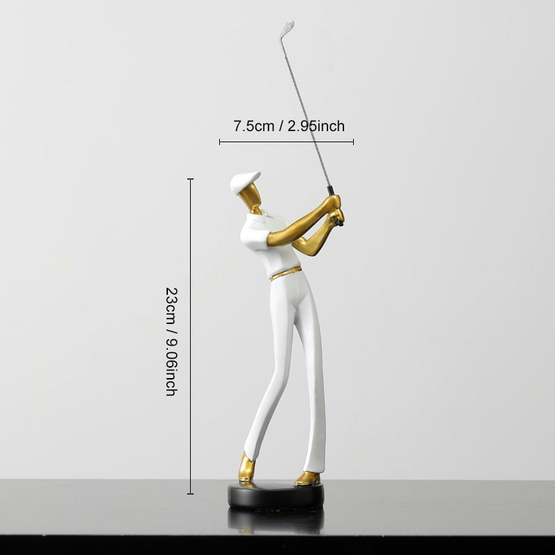Golfer Decorative Figurine