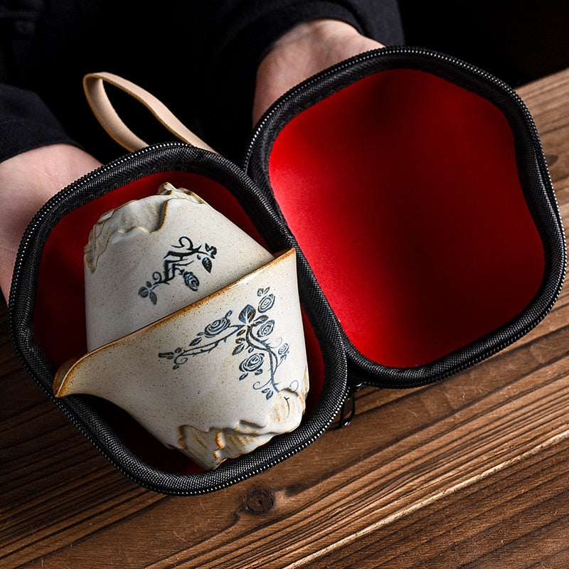 Japanese-Style Travel Tea Set