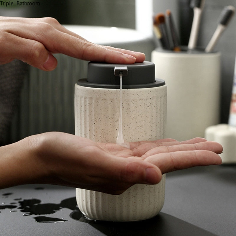 Stylish Ceramic Soap Dispenser