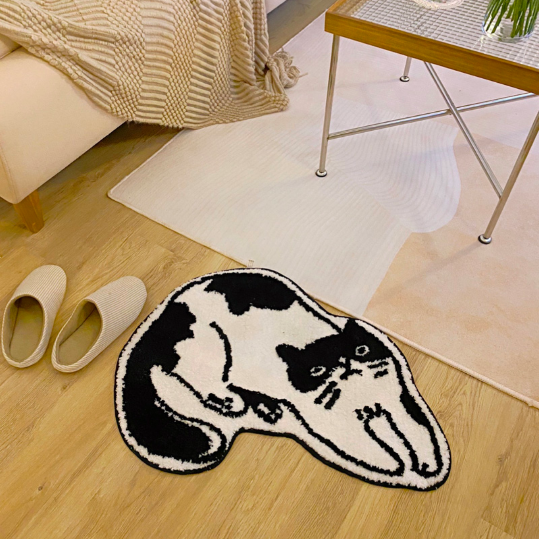 Cat Shaped Floor Mat
