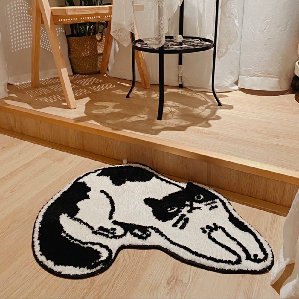 Cat Shaped Floor Mat - Ikorii