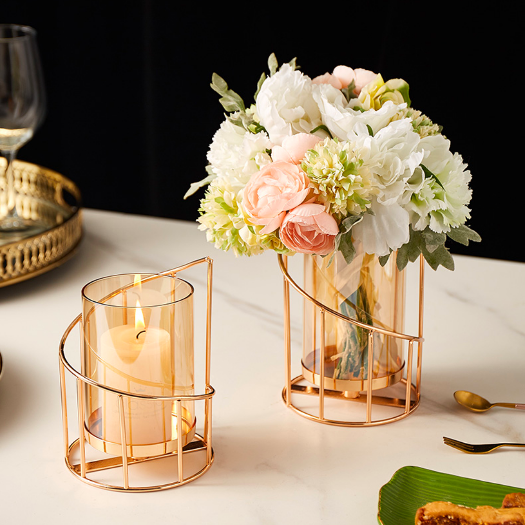 Nordic Metal Flower Vase