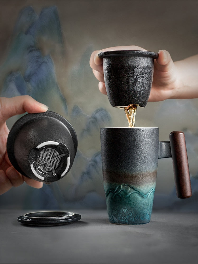 Ceramic Landscape Coffee and Tea Mug