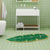 Green Leaf Bathroom Mat