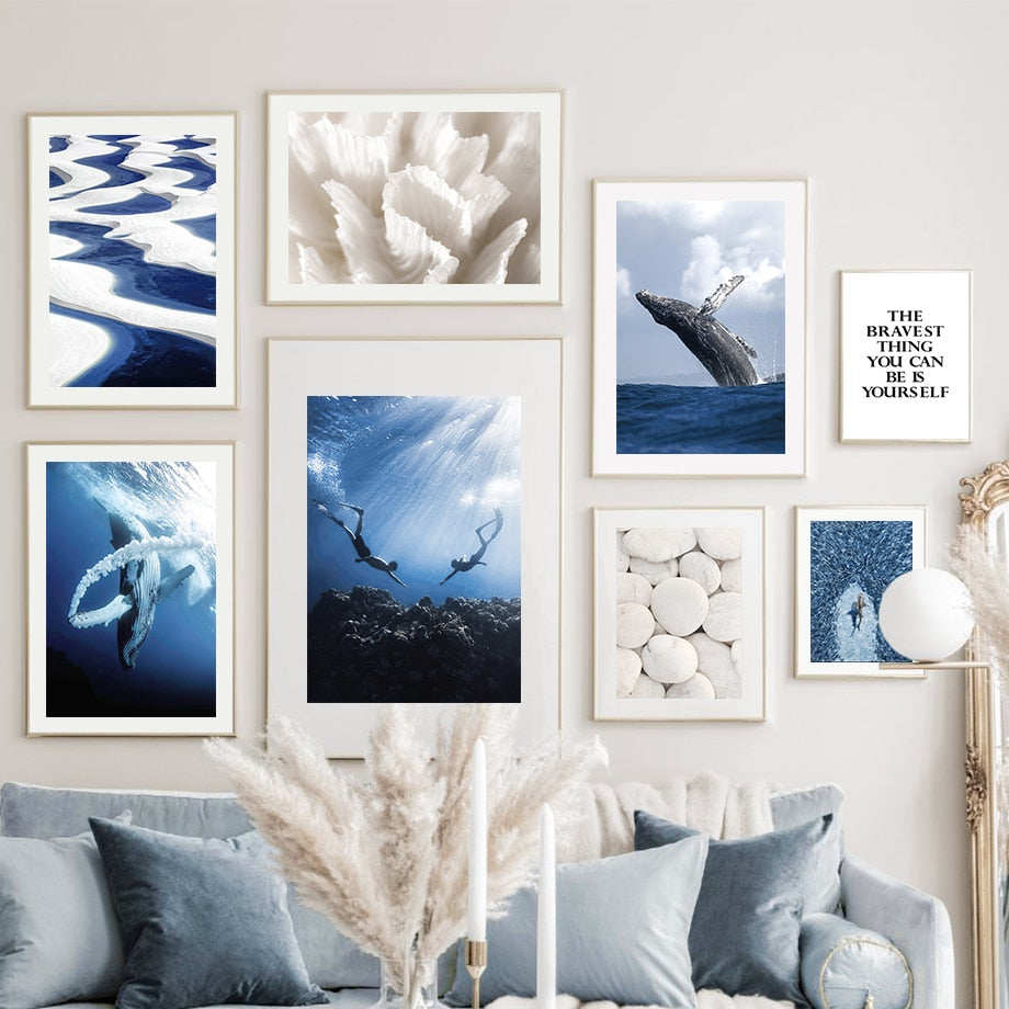 Blue Ocean Canvas Art