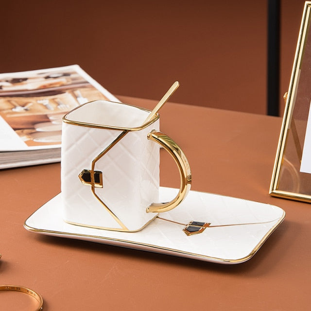 Elegant Handbag Design Coffee Cup