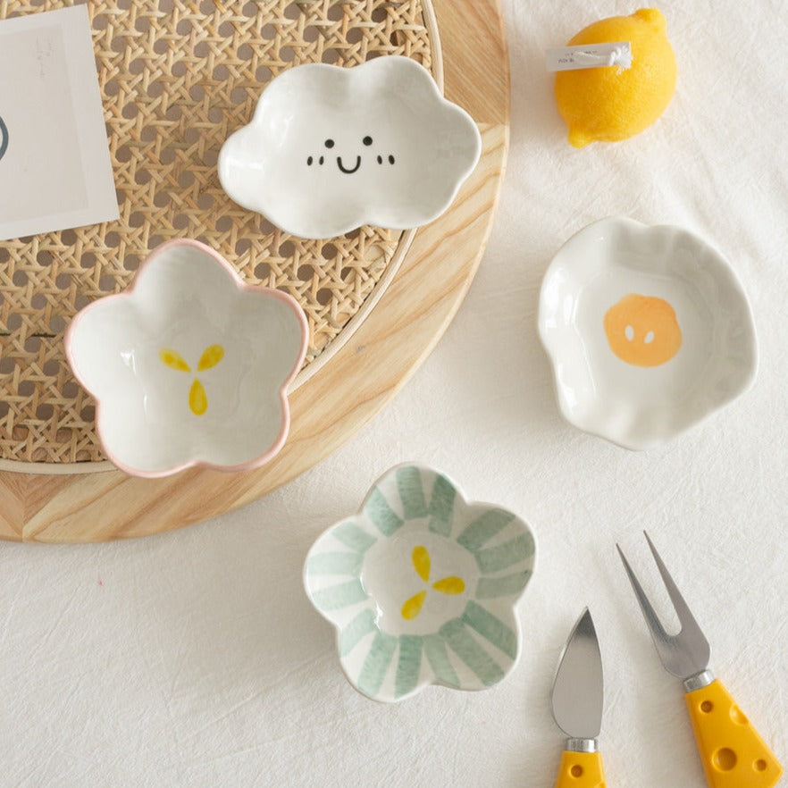 Hand-Painted Sauce Dish