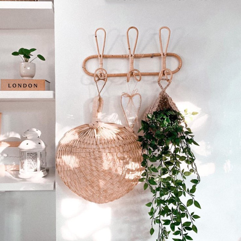 Ikorii Rattan Wall Hooks