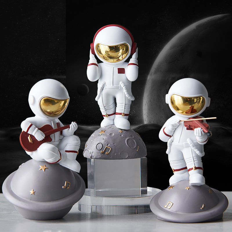 Astronaut Musical Band Figurines