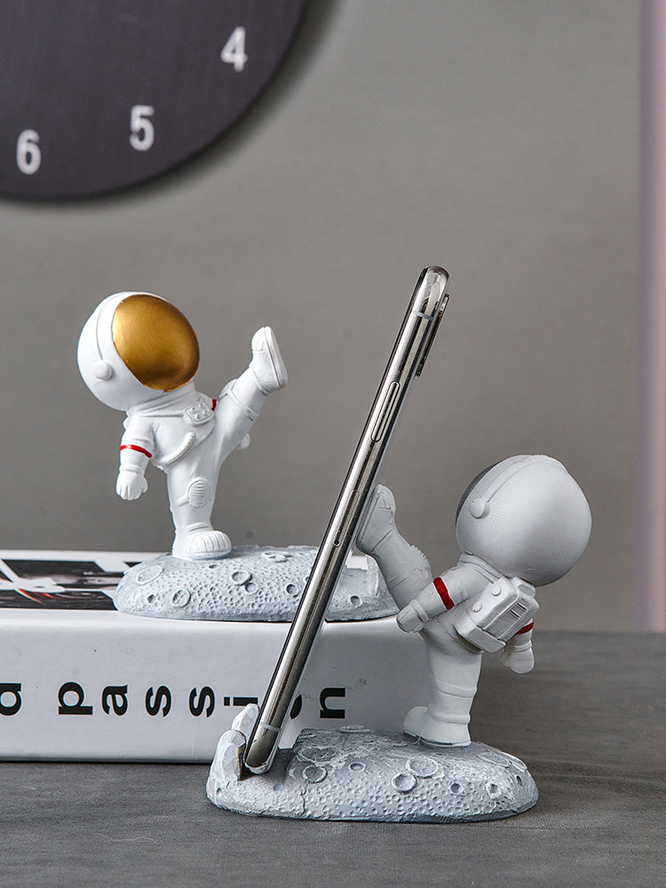Modern Nordic Astronaut Phone Stand